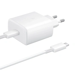 Сетевое зарядное устройство Samsung 45W USB-C EP-TA845 White