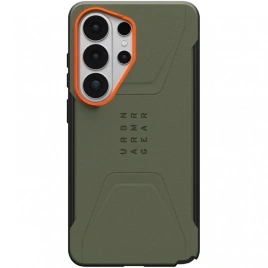 Чехол UAG Civilian Case with MagSafe для Samsung Galaxy S26 Ultra Olive/Orange (214535117297)