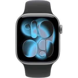 Смарт-часы Apple Watch Series 11 42mm Space Grey Aluminium Case with Black Sport Band M/L