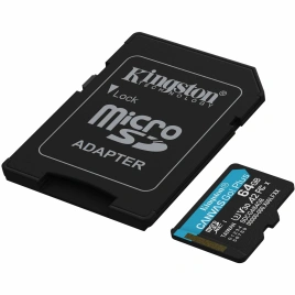 Карта памяти Kingston Canvas Go Plus 64GB MicroSDXC (SDCG4/64GB)