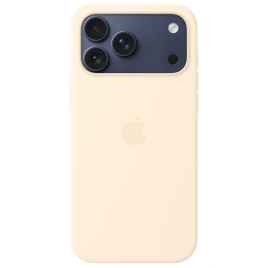 Чехол Apple Silicone Case with MagSafe для iPhone 17 Pro Max Vanilla