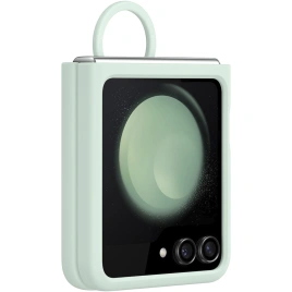 Чехол Samsung Series для Galaxy Z Flip 5 Silicone Case with Ring Mint