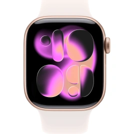 Смарт-часы Apple Watch Series 11 42mm Rose Gold Aluminium Case with Light Blush Sport Band M/L