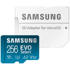 Карта памяти Samsung EVO Plus 256GB MicroSDXC Class 10/UHS-I U3 (MB-ME256KA)