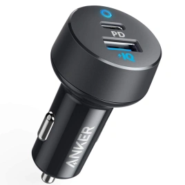 Автомобильное зарядное устройство Anker PowerDrive PD 2 30W USB-A/USB-C 2720011 Black