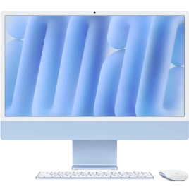 Моноблок Apple iMac (2024) 24 Retina 4.5K M4 8C CPU, 8C GPU/16GB/256Gb (MWUF3) Blue