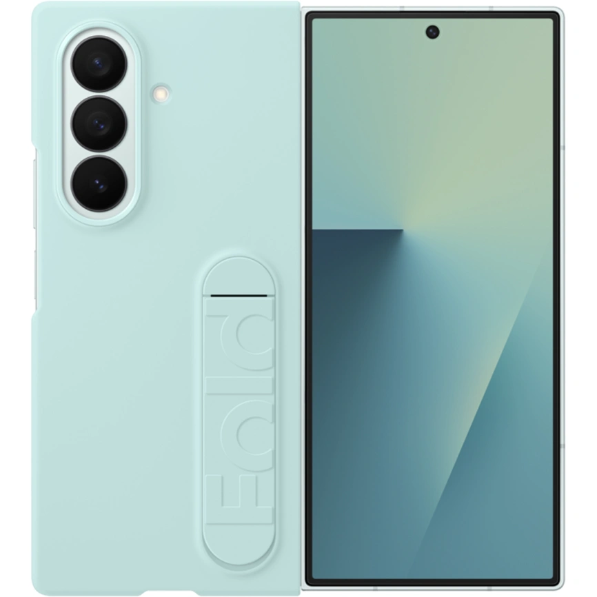 Чехол Samsung Silicone Case для Galaxy Z Fold7 Mint фото 2