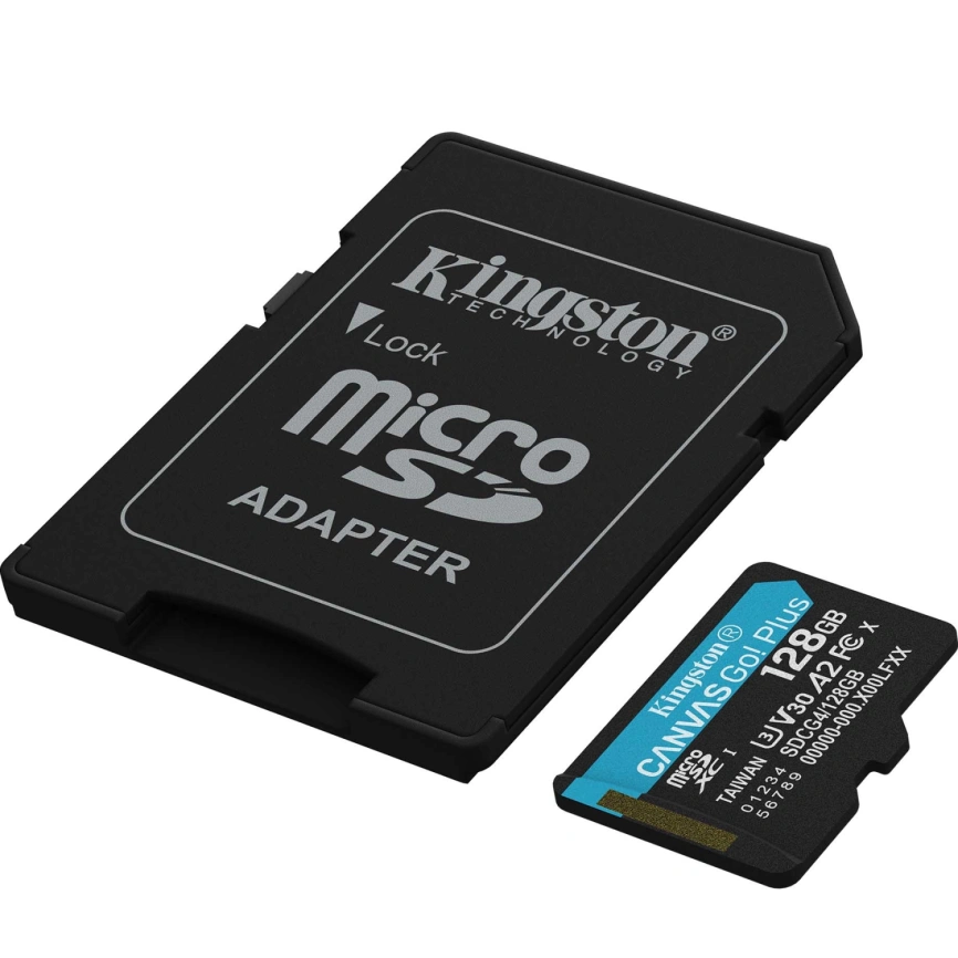 Карта памяти Kingston Canvas Go Plus 128GB MicroSDXC (SDCG4/128GB) фото 2