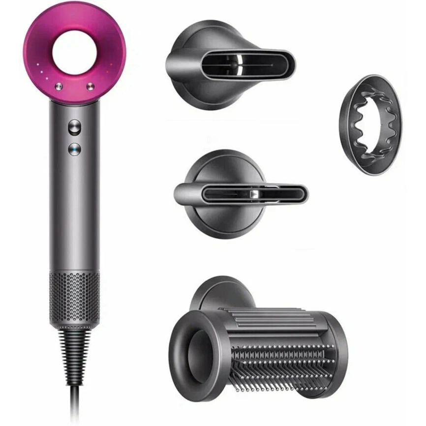 Фен Dyson Supersonic HD15 Nickel/Fuchsia фото 2