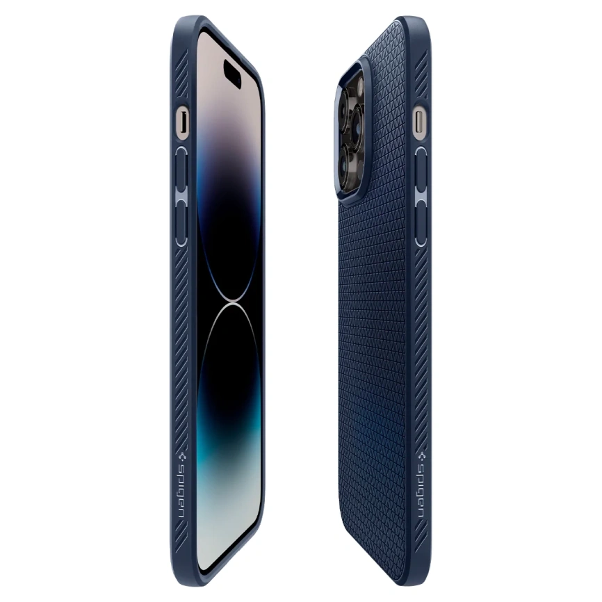 Чехол Spigen Liquid Air для iPhone 14 Pro Max (ACS04814) Navy Blue фото 3