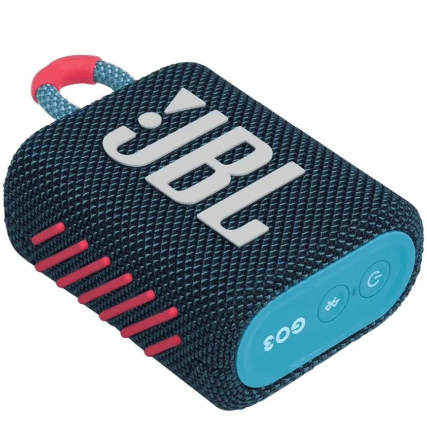 Портативная колонка JBL GO 3 Blue/Pink фото 3
