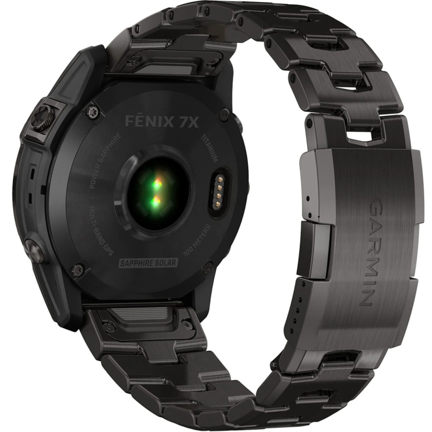 Умные часы Garmin Fenix 7X Pro Sapphire Solar Edition (010-02778-30) Black фото 2