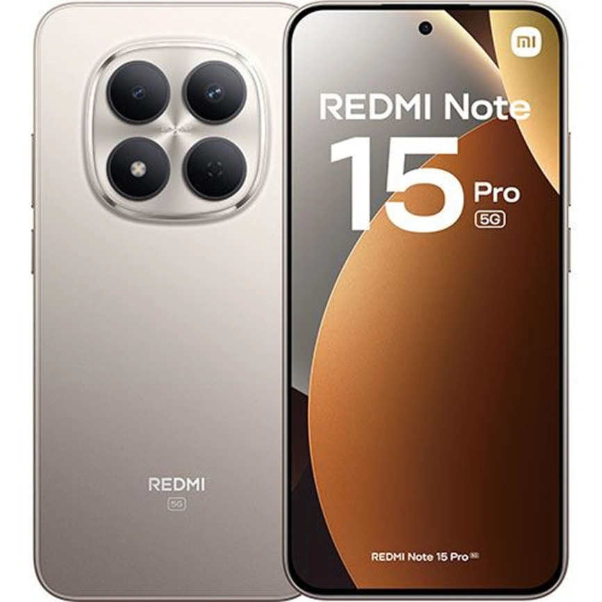 Смартфон Xiaomi Redmi Note 15 Pro 5G 8/256Gb Titanium Global Version фото 1