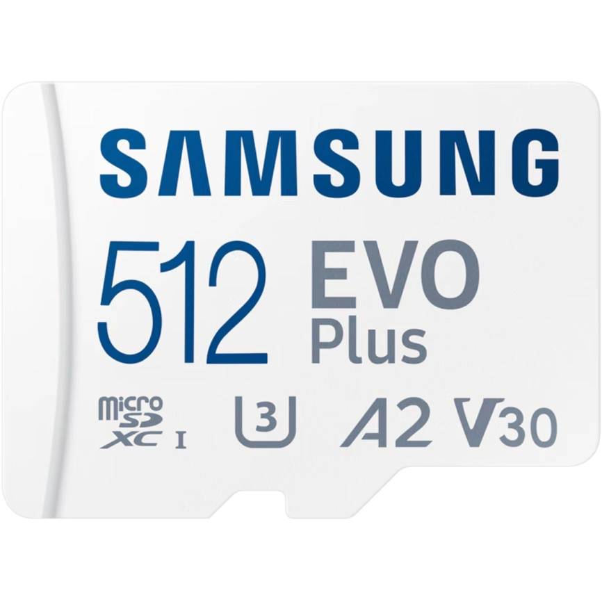 Карта памяти Samsung EVO Plus 512GB MicroSDXC Class 10/UHS-I U3 (MB-MC512SA) фото 3