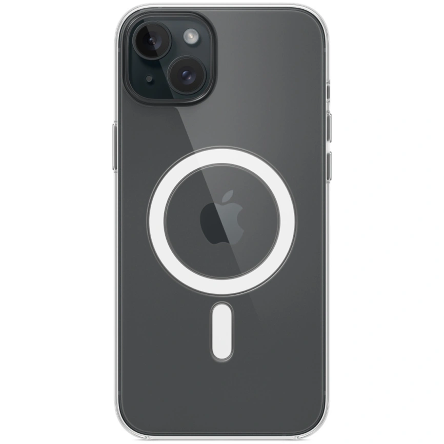 Силиконовый чехол Apple MagSafe для iPhone 15 Clear фото 3