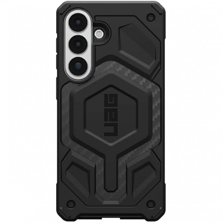 Чехол UAG Monarch Pro Case with MagSafe для Samsung Galaxy S26 Plus Carbon Fiber (214514114242) фото 1