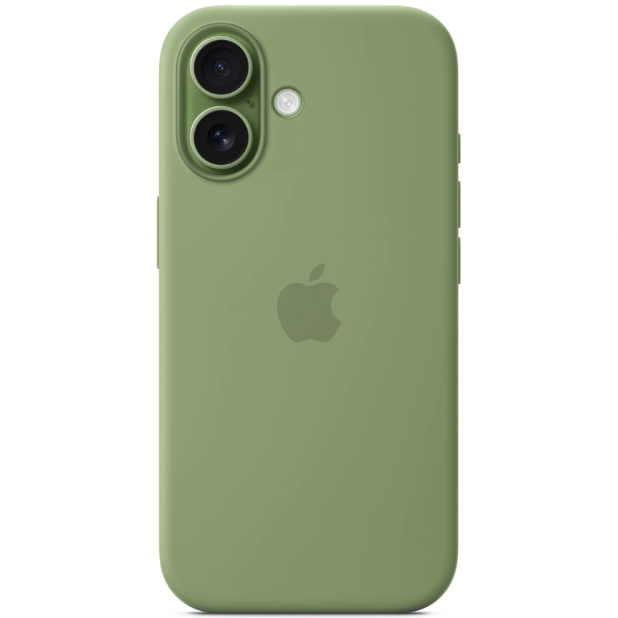 Чехол Apple Silicone Case with MagSafe для iPhone 17 Light Moss фото 1