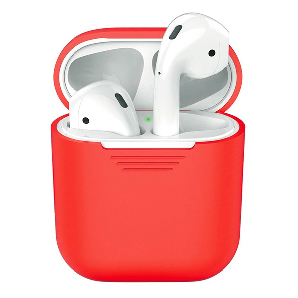 Силиконовый чехол Deppa для AirPods 2 (47003) Red фото 1