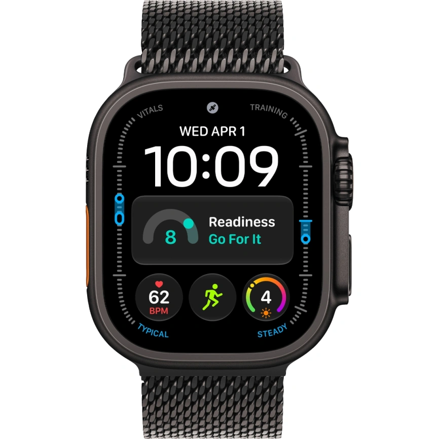 Смарт-часы Apple Watch Ultra 4 (2026) 49mm Black Titanium Case with Black Titanium Milanese Loop S фото 3