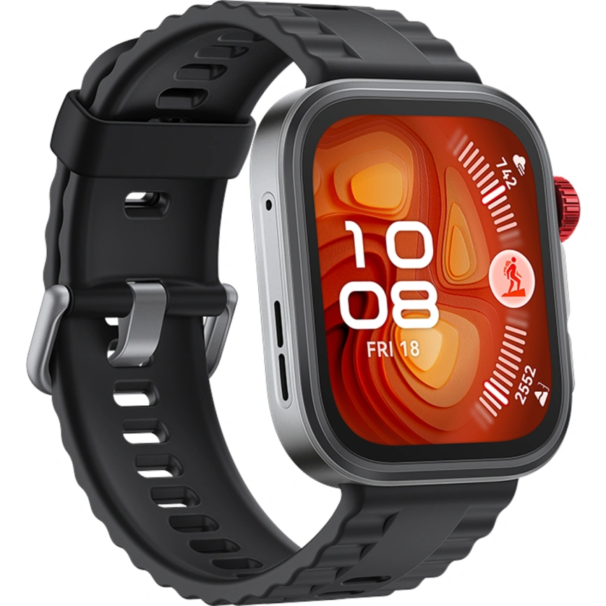 Смарт-часы Huawei Watch Fit 4 Pro Black Fluoroelastomer (55020FAJ) фото 4