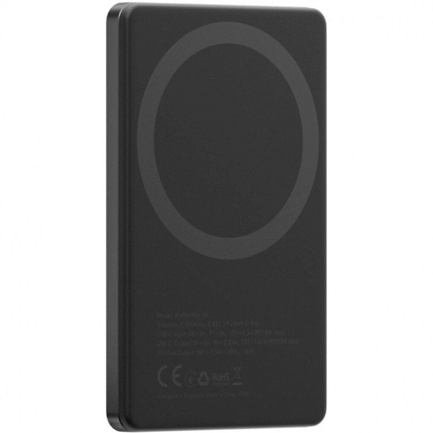 Внешний аккумулятор EnergEA Alupac Mini 5K 5000 mAh Magsafe Gunmetal Black фото 2