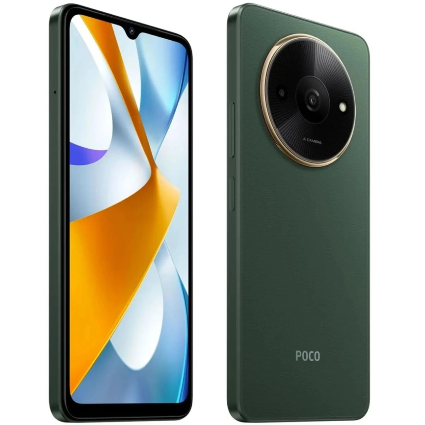 Смартфон Xiaomi Poco C61 4/128Gb Green Global Version фото 5