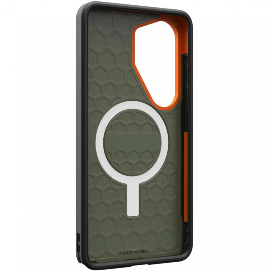 Чехол UAG Civilian Case with MagSafe для Samsung Galaxy S26 Ultra Olive/Orange (214535117297) фото 3