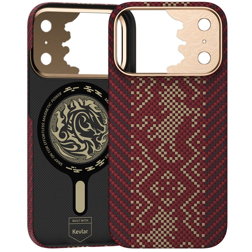 Чехол Benks Knight Air C1 Kevlar Case для iPhone 18 Pro Max Red Knight (C.K.FL.AP.GD.J073) фото 2