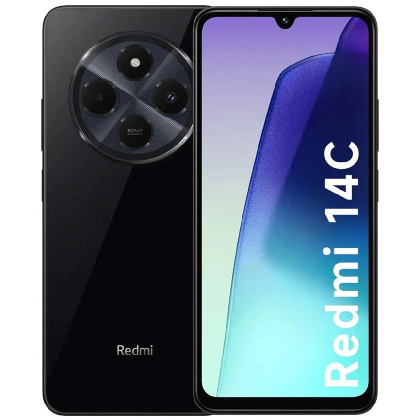 Смартфон Xiaomi Redmi 14C 4/128GB (NFC) Midnight Black EAC фото 5