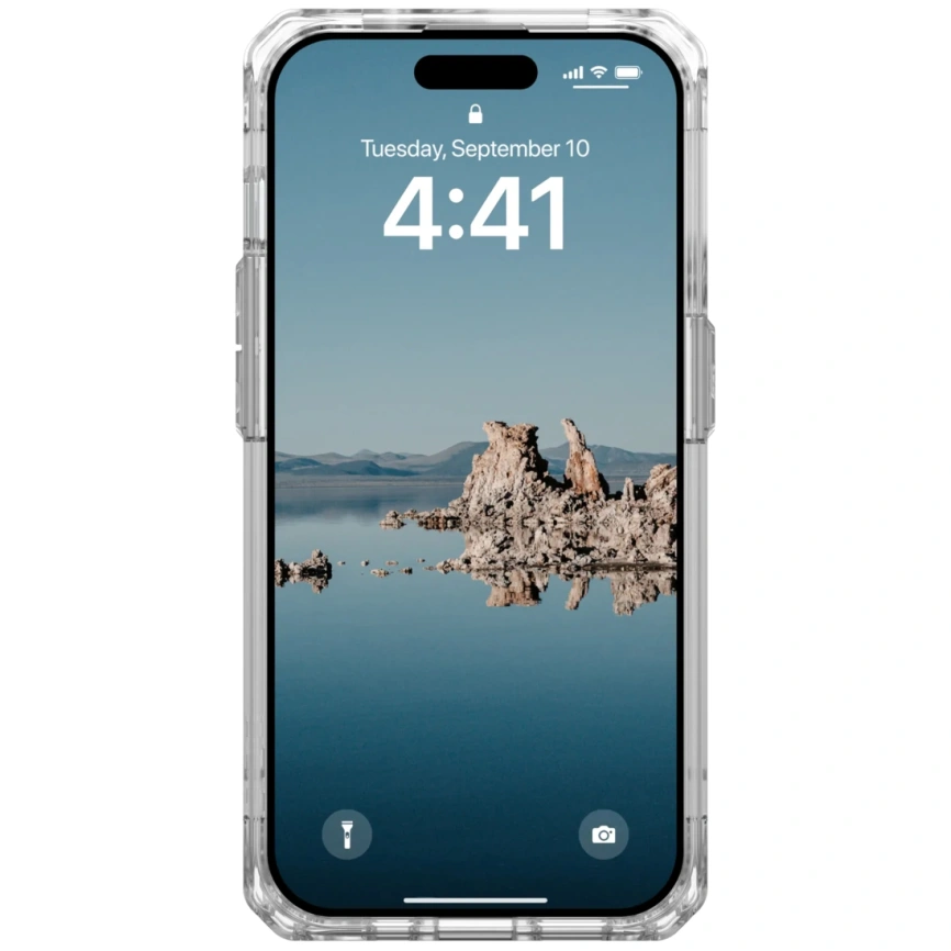 Чехол UAG с поддержкой MagSafe Plyo для iPhone 15 Pro Ice/Rose Gold (114286114348) фото 5