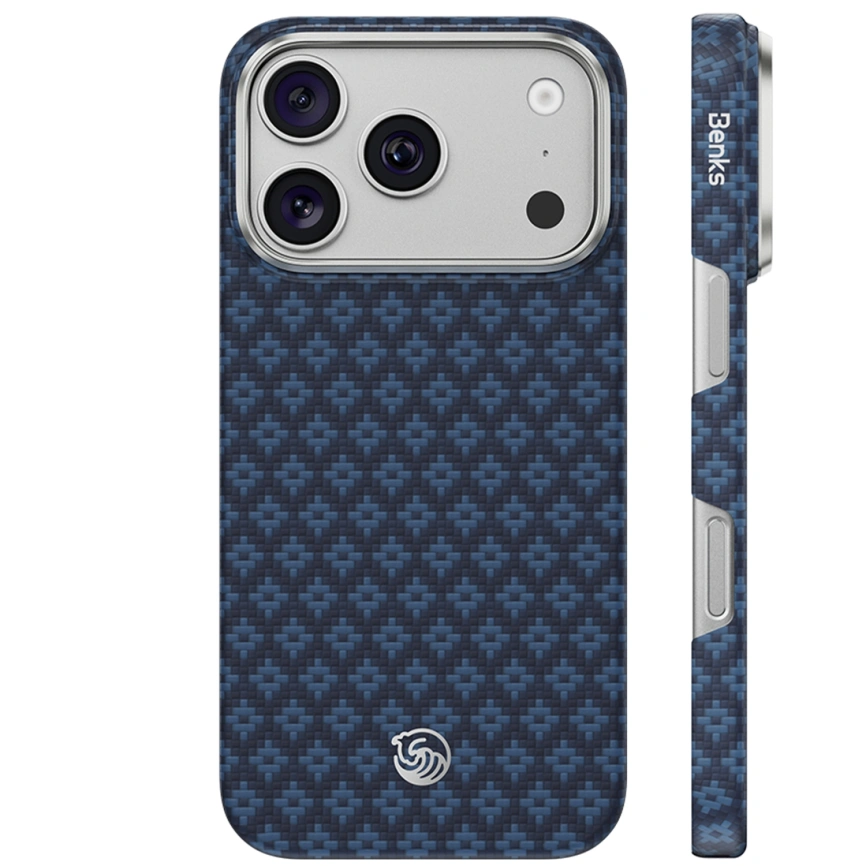 Чехол Benks ArmorGrid Air C1 Case Kevlar для iPhone 18 Pro Max Beyond Blue (C.K.FL.AP.BE.0073) фото 1