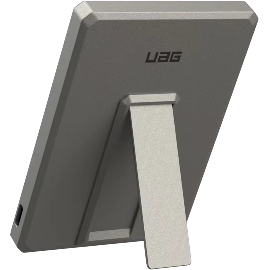 Внешний аккумулятор UAG SRGE Slim 5K Power Bank With Stand 5000mAh Titanium (9B4417113636) фото 1