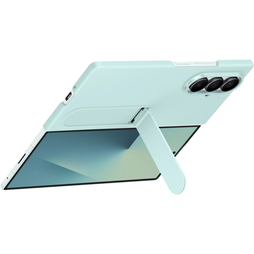 Чехол Samsung Silicone Case для Galaxy Z Fold7 Mint фото 1