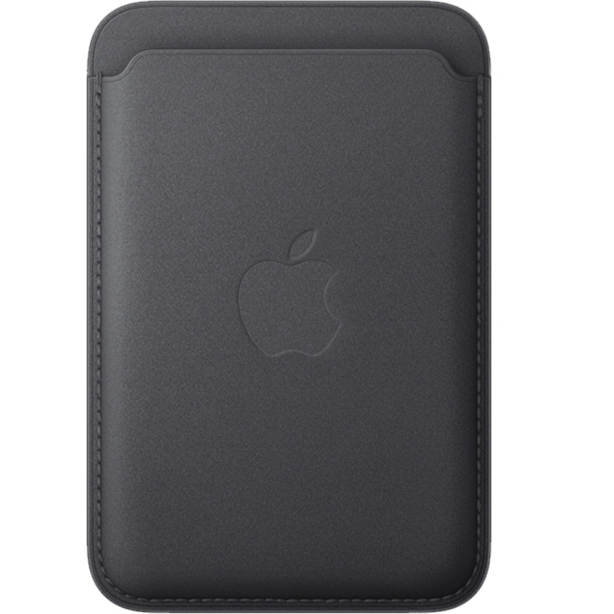 Картхолдер Apple iPhone FineWoven Wallet with MagSafe Black (MGHA4FE) фото 1