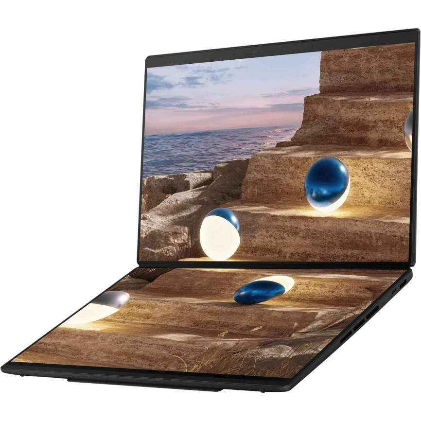 Ноутбук ASUS Zenbook Duo UX8407AA-SN537X 14 OLED/X9 378H Ultra/32GB/2TB SSD (90NB16V1-M00VT0) Moher Gray фото 4